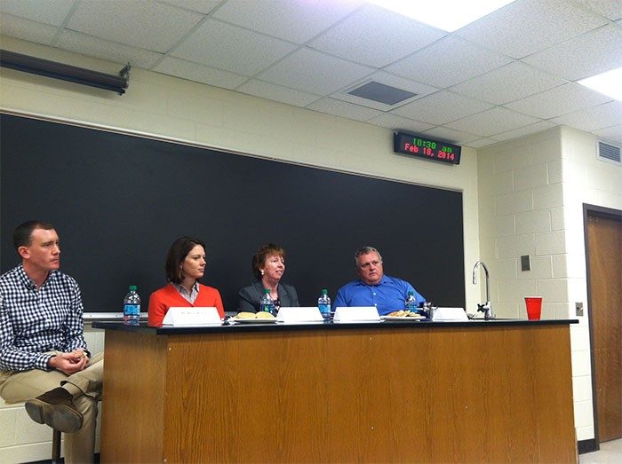 The GTS group hosts a panel discussion on getting hired in Higher Education!