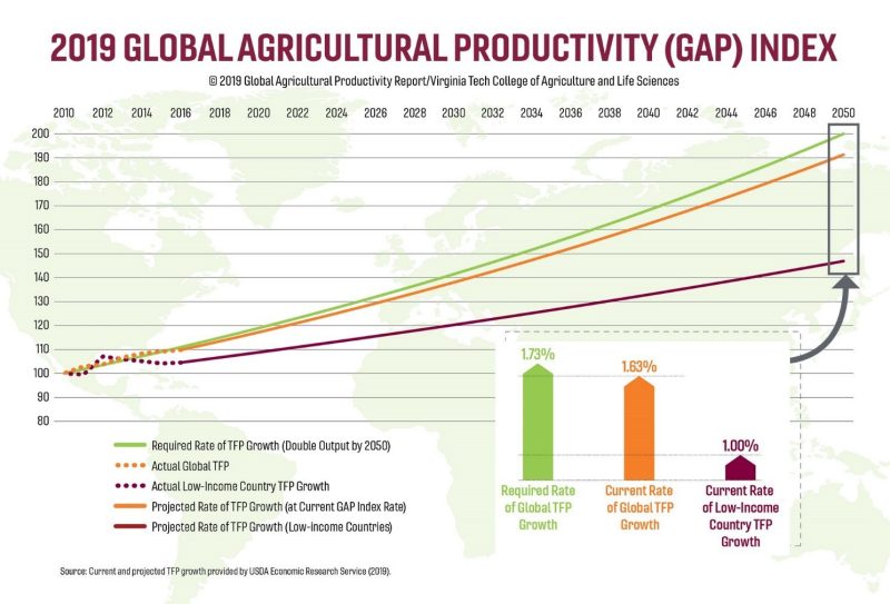 2019 Global Agricultural Productivity (GAP) Index
