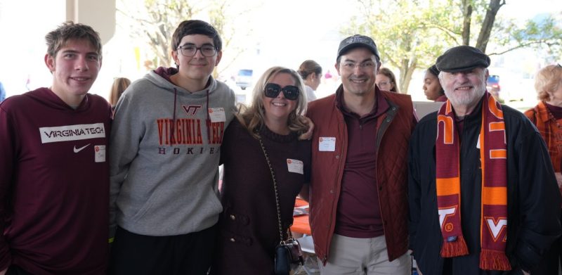 Dean Mario Ferruzzi with CALS alumni