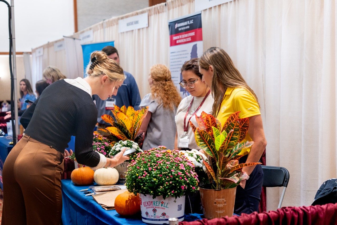 Students at Fall 2024 career fair