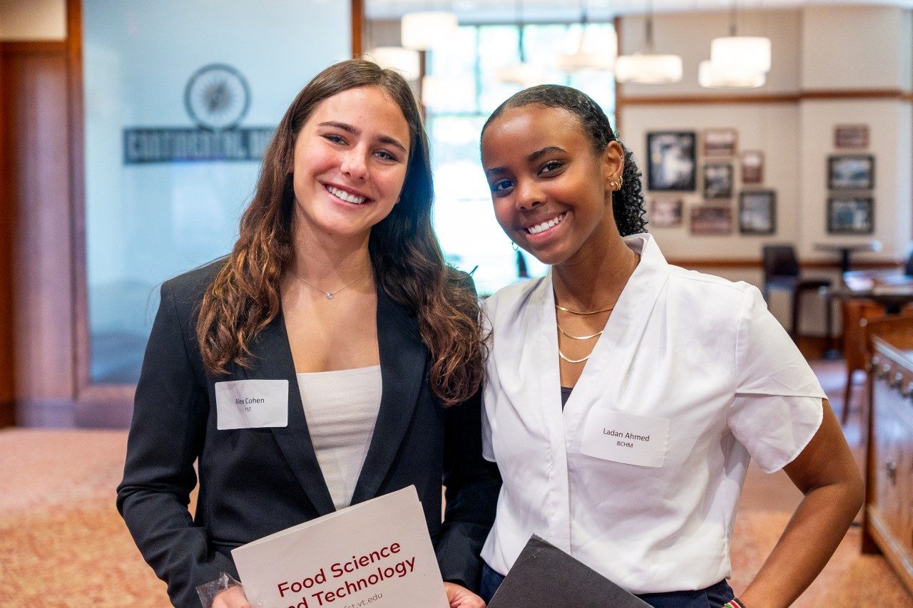 Students at Fall 2024 career fair