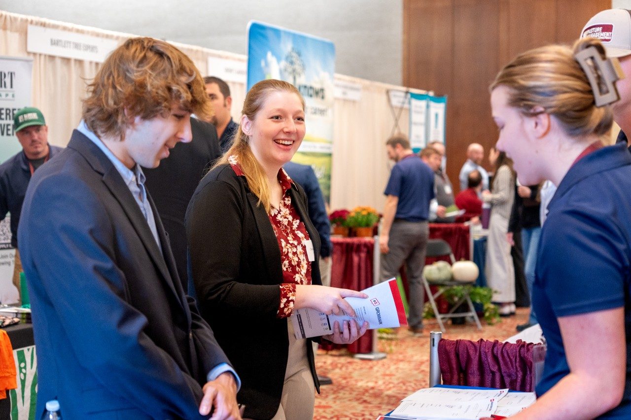 Students at Fall 2024 career fair