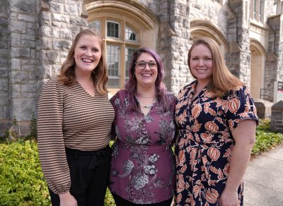 The CALS Alumni and Constituent Relations team, from left to right: Maribeth Martin, Robyn Stuart, and Anna Worch.