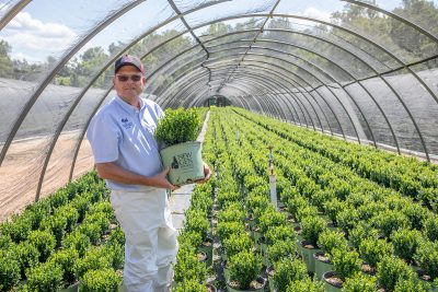 As general manager, Robert Saunders oversees the farm’s daily operations.